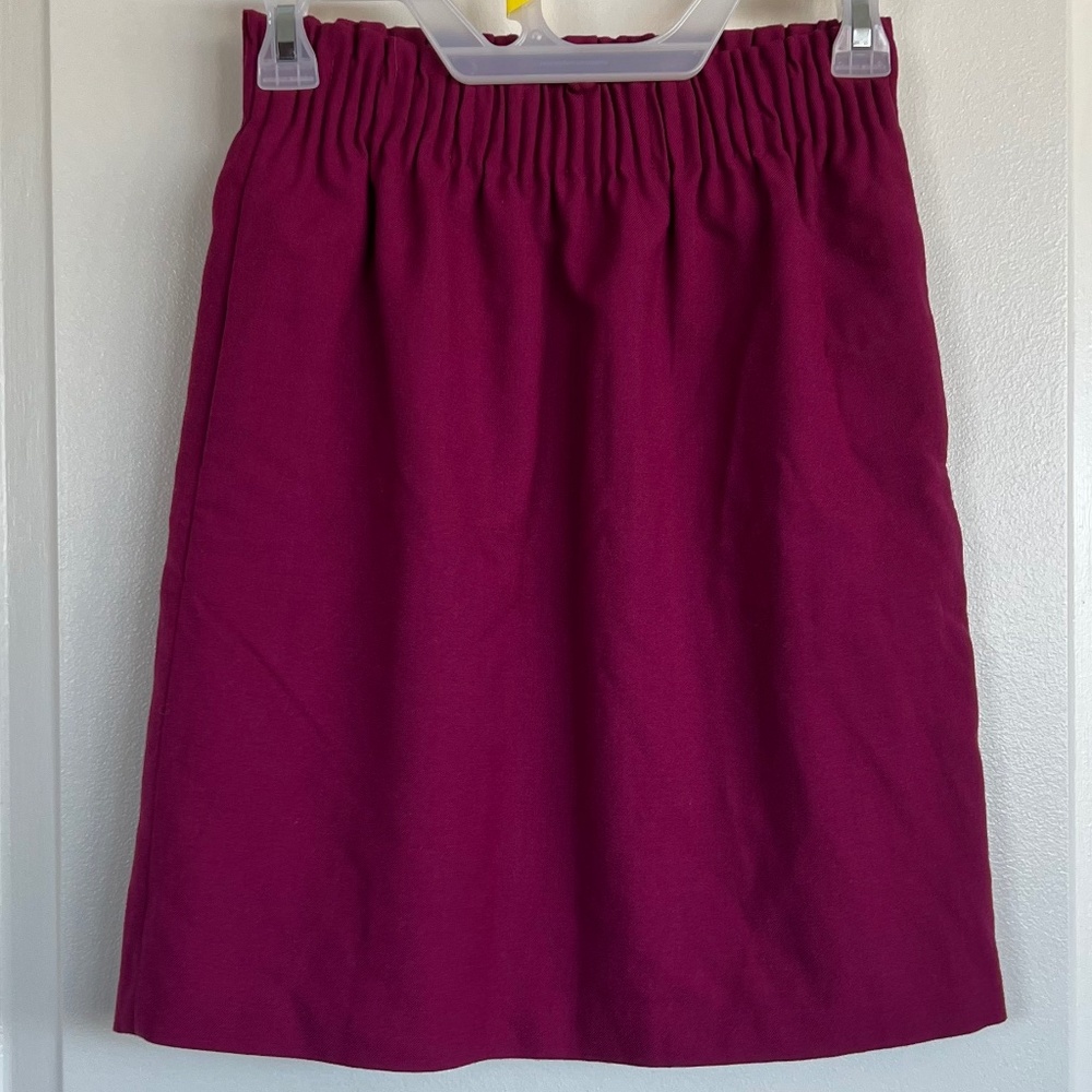 J. Crew skirt, pink, 00, with pockets!